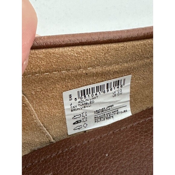Cole Haan Kolin Limit Tan Tumbled Penny Loafer Pebbled Leather Brown Men's 13 - Picture 9 of 11